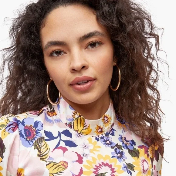 JustFab Floral Shift Dress - Picture 4 of 6